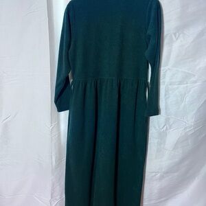 L.L. Bean Deep Green Long Sleeve Robe
